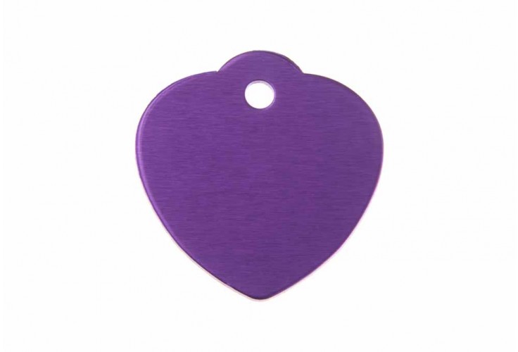 T122170 - Violet Heart with Loop Large